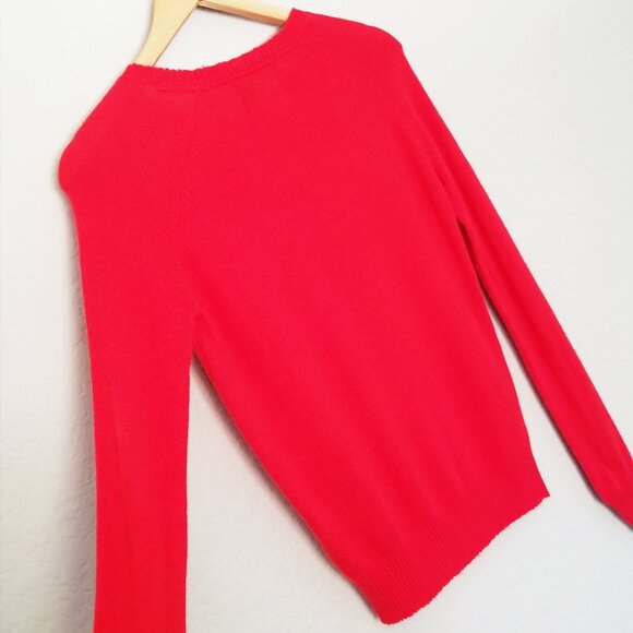 Wildfox White Label Shopping Is My Cardio Red Sweater S Jumper Angora Blend Y2K - Picture 14 of 16